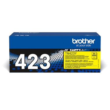 Brother TN423 Amarillo Cartucho De Toner Original TN-423y
