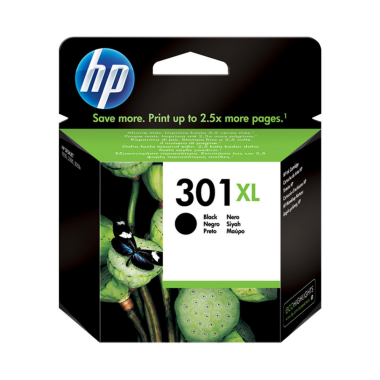 Hp 301XL Negro Cartucho De Tinta Original Ch563ee