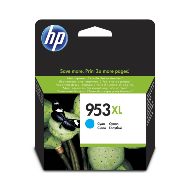 Hp 953XL Cyan Cartucho De Tinta Original F6u16ae