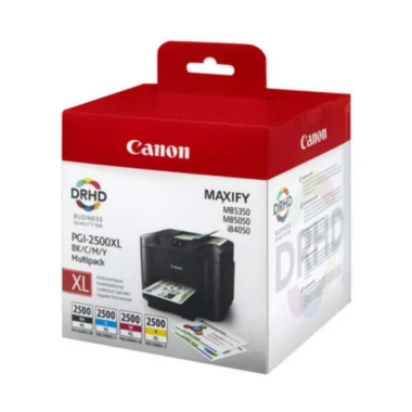 Canon PGI-2500XL Pack 4 Cartuchos PGI-2500XL Alta Capacidad