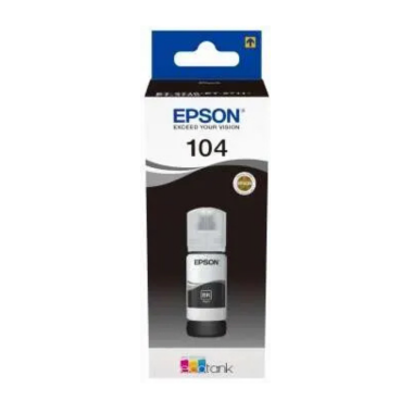 Epson T104bk Botella De Tinta Negro Original C13t00p140